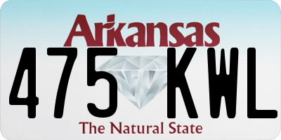 AR license plate 475KWL