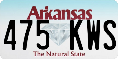 AR license plate 475KWS