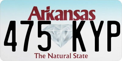 AR license plate 475KYP