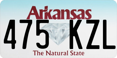 AR license plate 475KZL