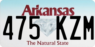 AR license plate 475KZM