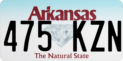 AR license plate 475KZN