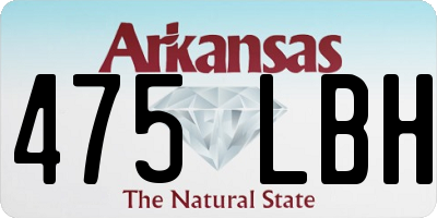 AR license plate 475LBH