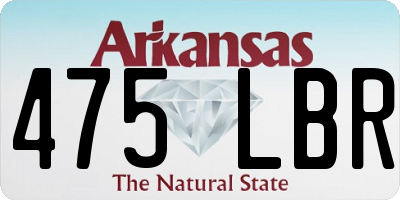 AR license plate 475LBR