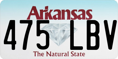 AR license plate 475LBV