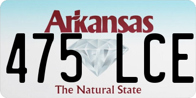 AR license plate 475LCE