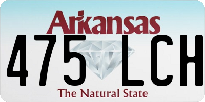 AR license plate 475LCH