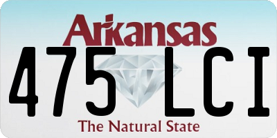 AR license plate 475LCI