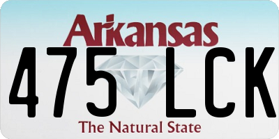 AR license plate 475LCK