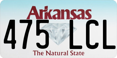 AR license plate 475LCL