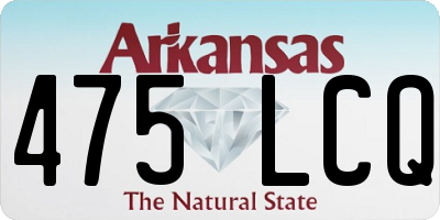 AR license plate 475LCQ
