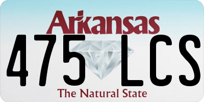 AR license plate 475LCS