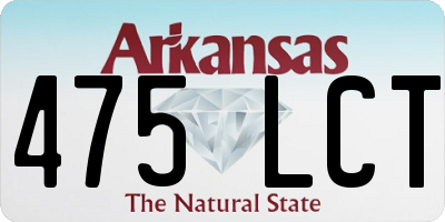 AR license plate 475LCT