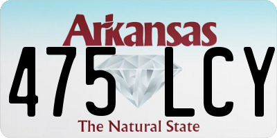 AR license plate 475LCY