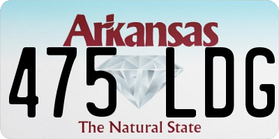 AR license plate 475LDG