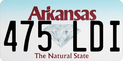 AR license plate 475LDI
