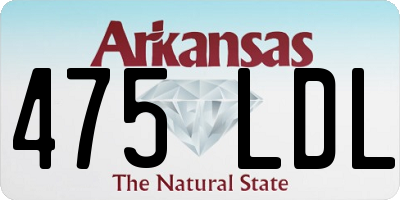 AR license plate 475LDL