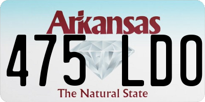 AR license plate 475LDO