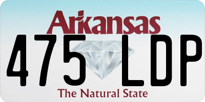AR license plate 475LDP