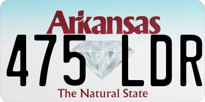 AR license plate 475LDR