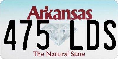 AR license plate 475LDS
