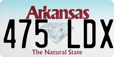 AR license plate 475LDX