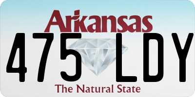 AR license plate 475LDY