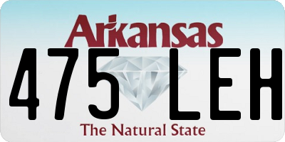 AR license plate 475LEH
