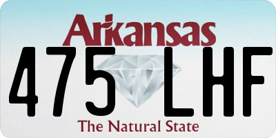 AR license plate 475LHF