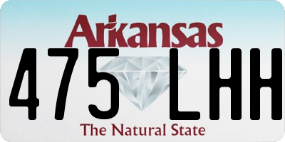 AR license plate 475LHH