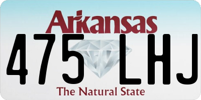AR license plate 475LHJ