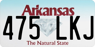AR license plate 475LKJ