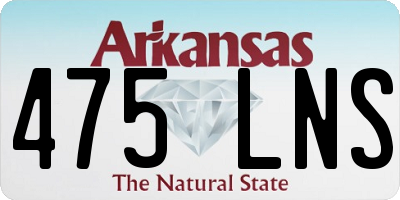 AR license plate 475LNS