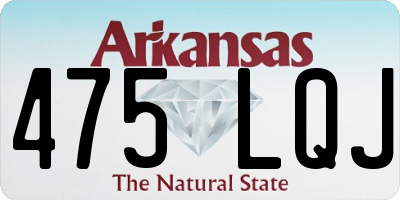AR license plate 475LQJ