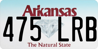 AR license plate 475LRB
