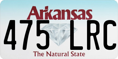 AR license plate 475LRC