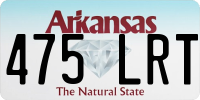 AR license plate 475LRT