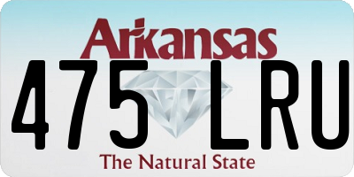 AR license plate 475LRU