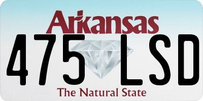 AR license plate 475LSD