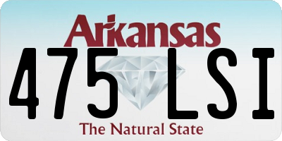 AR license plate 475LSI