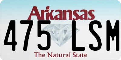 AR license plate 475LSM