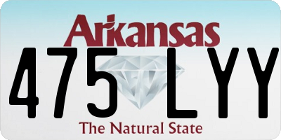 AR license plate 475LYY