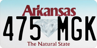 AR license plate 475MGK
