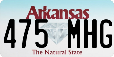 AR license plate 475MHG