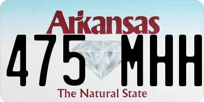 AR license plate 475MHH