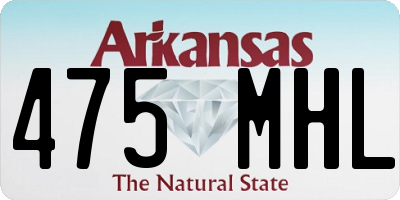AR license plate 475MHL