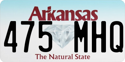 AR license plate 475MHQ