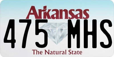 AR license plate 475MHS