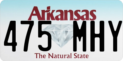 AR license plate 475MHY