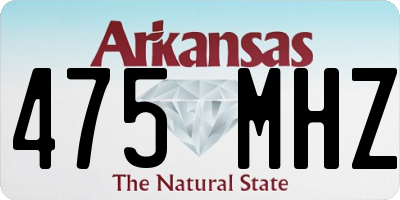 AR license plate 475MHZ